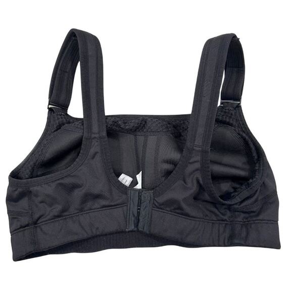 Syrokan High Impact Sports Bra WireFree Black 34DD - Picture 6 of 10